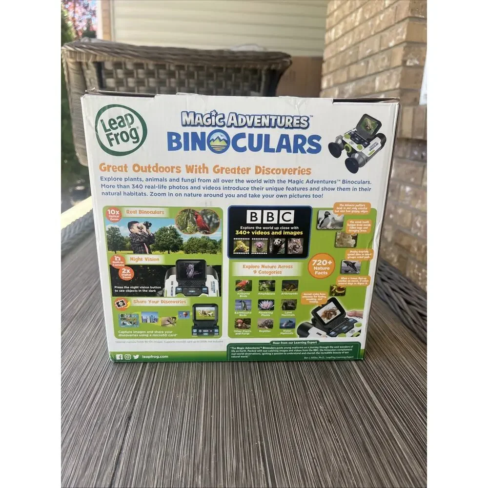 LEAPFROG MAGIC ADVENTURES BINOCULARS 10X ZOOM DIGITAL SCREEN CAMERA BRAND NEW